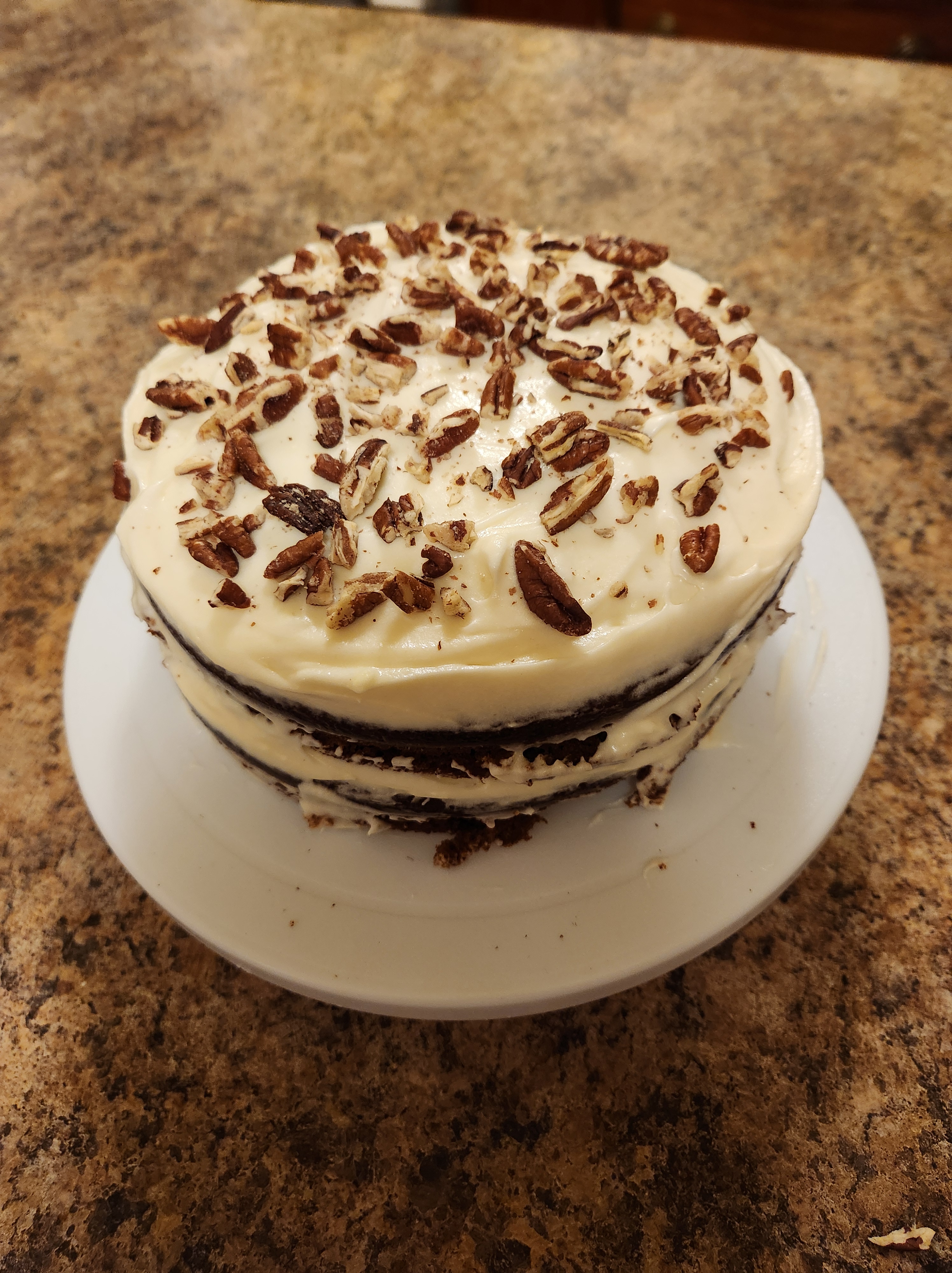 Pumpkin Layer Cake with Cream Cheese Frosting